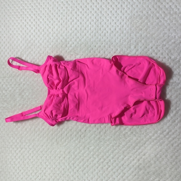 Skims Sculpting Bodysuit Brief With Snaps in Flamingo Pink - Picture 2 of 9